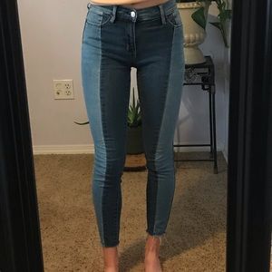 pacsun two tone jeans